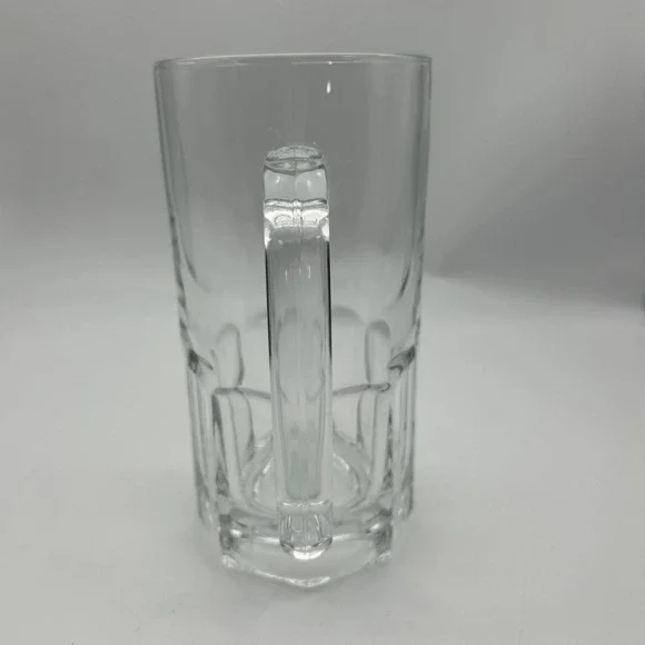 LIBBEY 33.7 Oz Clear Heavy Glass 8" Tall Beer Mug/Stein - Picture 4 of 8